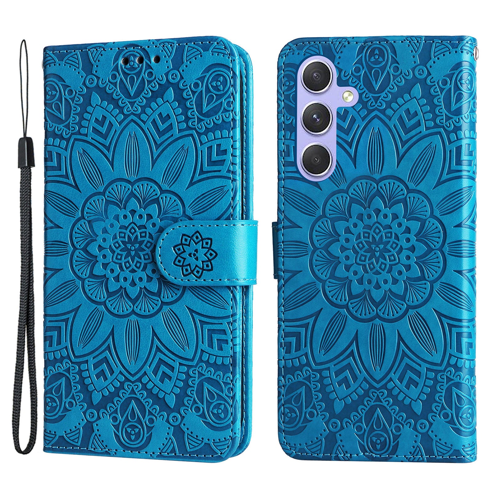For Samsung Galaxy M54 5G / F54 5G PU Leather Flip Phone Case Sunflower Imprinted Stand Wallet Cover For Samsung Galaxy M54 5G / F54 5G PU Leather Flip Phone Case Sunflower Imprinted Stand Wallet Cover